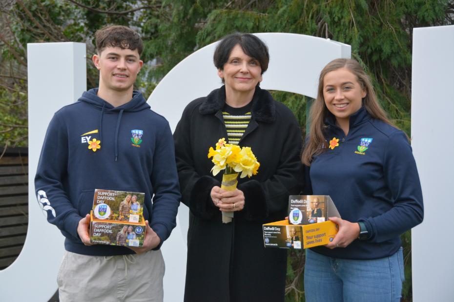 Jeff Williams , UCD President Professor Orla Feely, Rachel Murphy